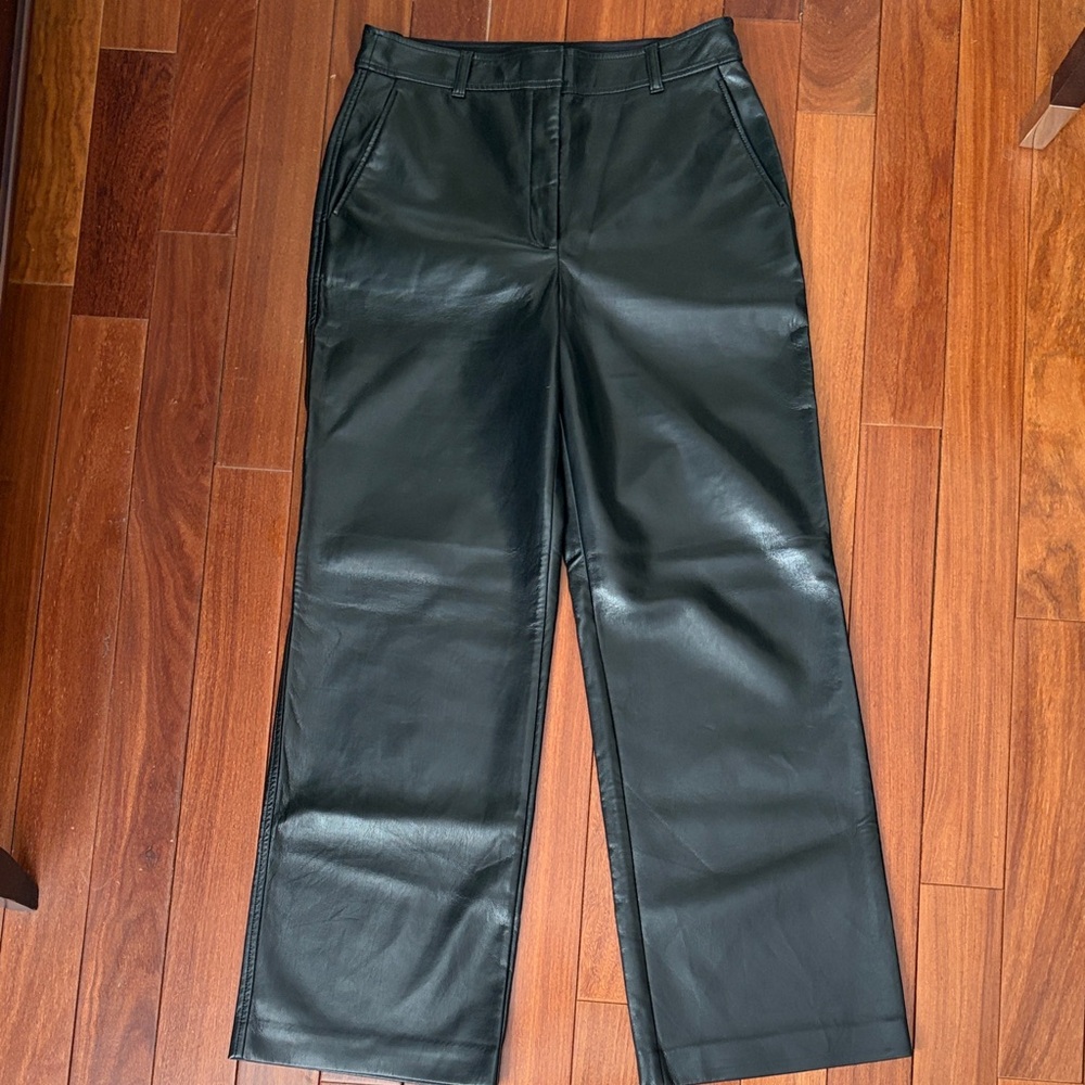 Aritzia Babaton Faux Leather Trousers